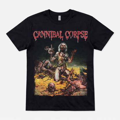 "Cannibal Corpse – Butchered at Birth" Adult Unisex Silkscreen Band T-Shirt. Small – 2XL.