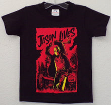 Load image into Gallery viewer, Youth Jason Lives horror-inspired design. Perfect for boys and girls. Available in sizes XS-XL youth from JB Accessories05
