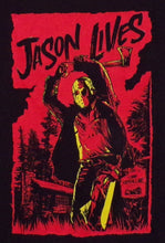 Load image into Gallery viewer, Youth Jason Lives horror-inspired design. Perfect for boys and girls. Available in sizes XS-XL youth from JB Accessories05
