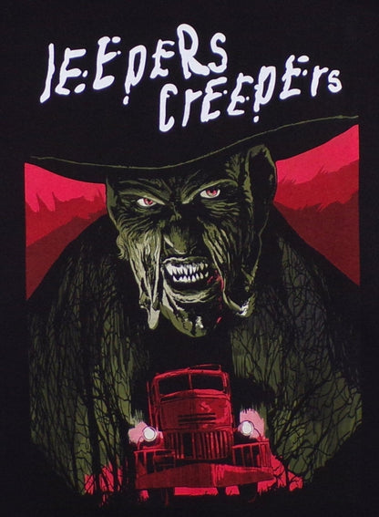 New ’Jeepers Creepers’ Adult Silkscreen T-Shirt. Available In Small-3XL. - Unisex Short Sleeve Shirt