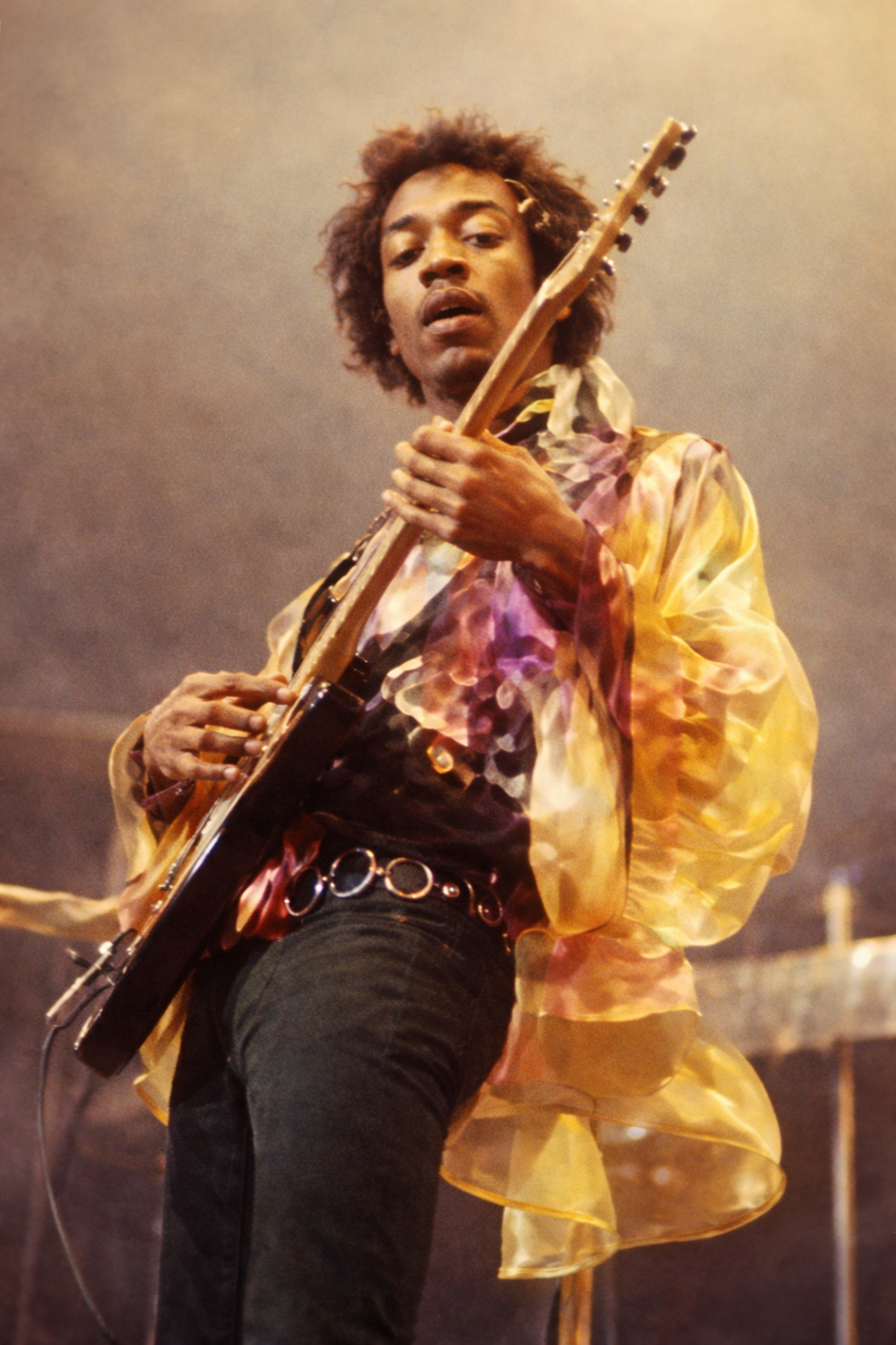 Jimi Hendrix performing live in Maui in 1970