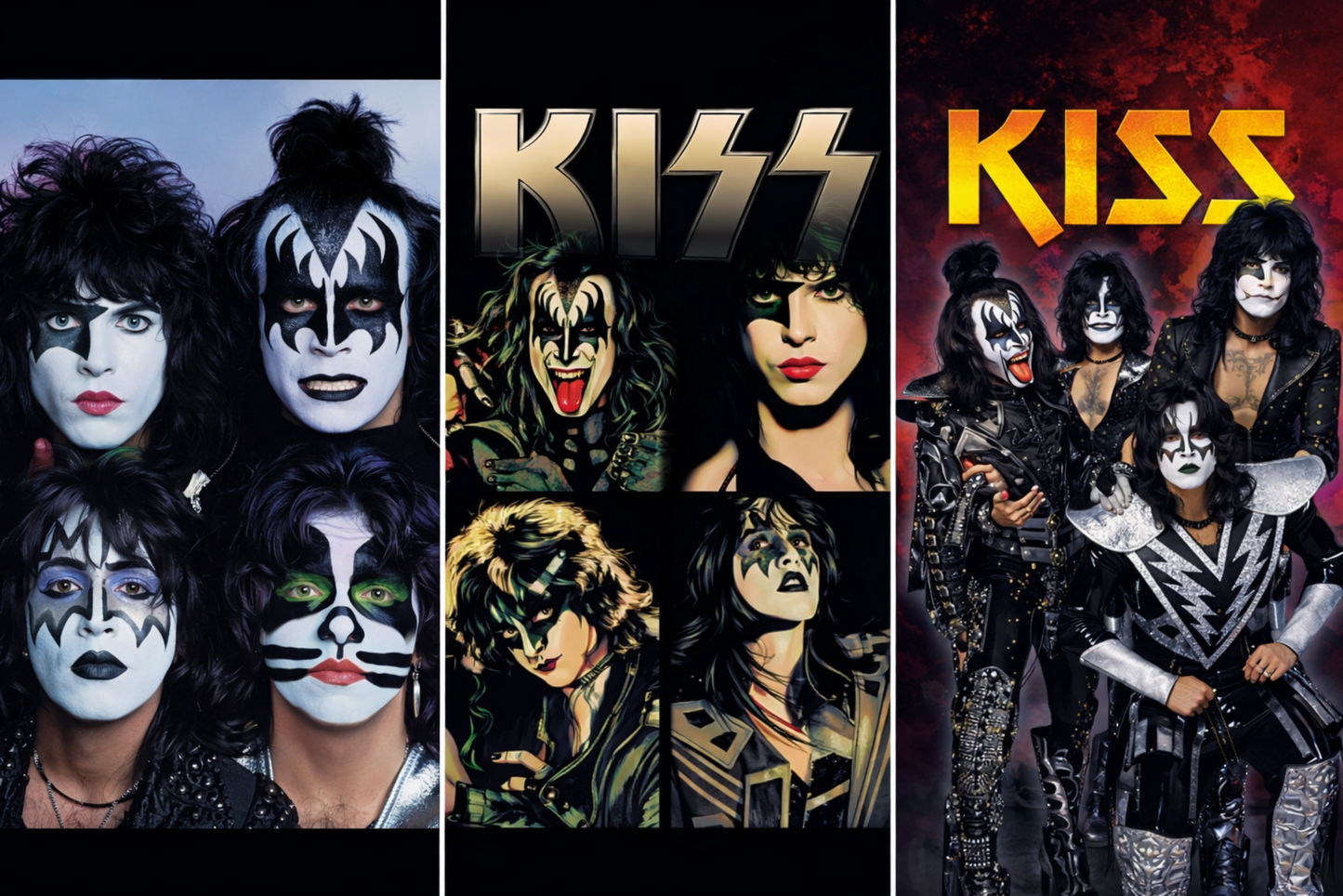 KISS 3D Lenticular Poster – 16" H × 12" W