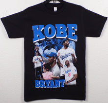 Load image into Gallery viewer, New ’Kobe Bryant - Dodgers’ Adult Silkscreen T-Shirt. Available From Small-3XL. - Unisex Short Sleeve Shirt
