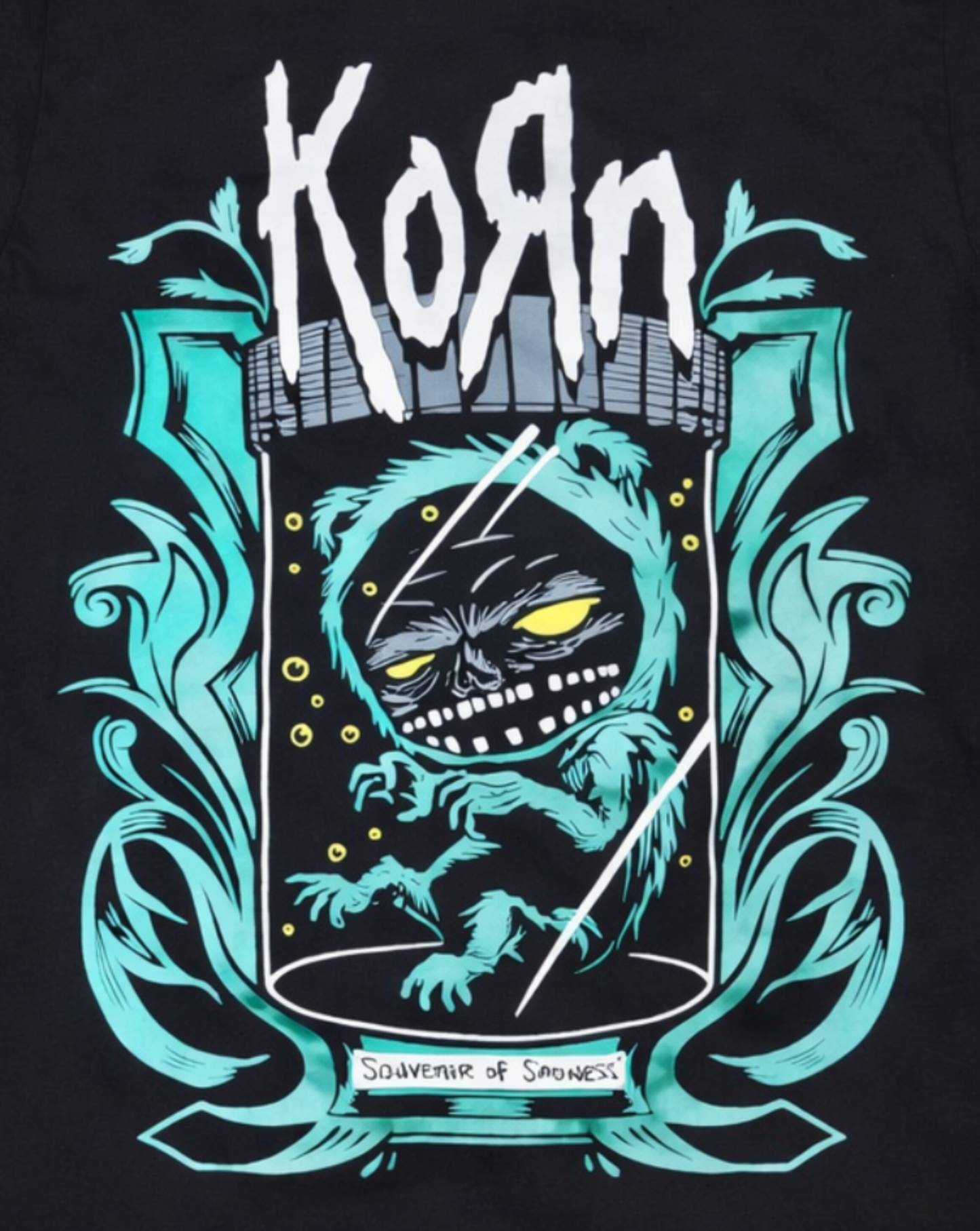 Korn Souvenir of Sadness graphic nu metal band t-shirt unisex black S-3XL