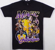 Load image into Gallery viewer, New ’Magic Johnson’ Adult Silkscreen T-Shirt. Available From Small-3XL. - Unisex Short Sleeve Shirt

