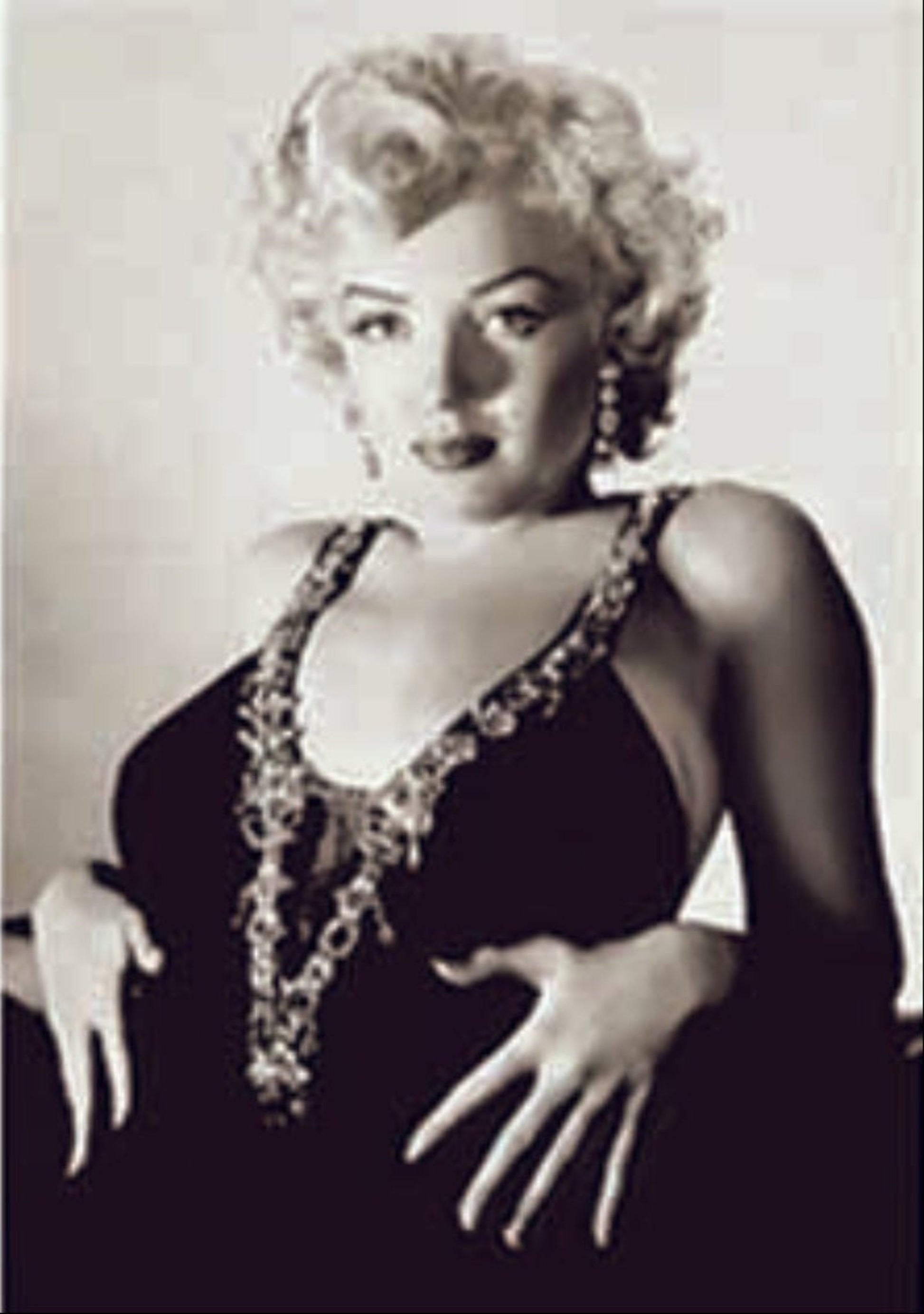 Marilyn Monroe classic Hollywood close-up portrait during peak career years