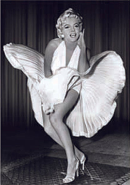 Marilyn Monroe subway grate scene from The Seven Year Itch (1955)