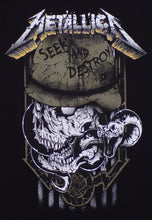 Load image into Gallery viewer, New ’Metallica - Seek And Destroy’ Adult Silkscreen T-Shirt. Available In Small-3XL. - Unisex Short Sleeve Shirt
