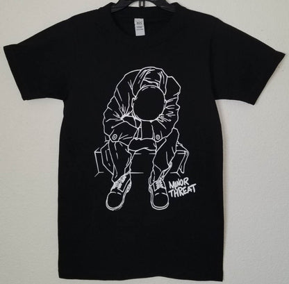 Minor Threat Bowing Head punk band T-shirt black unisex hardcore graphic tee sizes S-3XL
