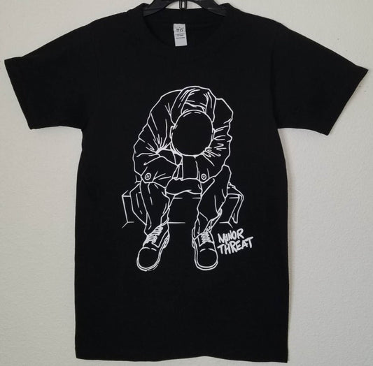 Minor Threat Bowing Head punk band T-shirt black unisex hardcore graphic tee sizes S-3XL