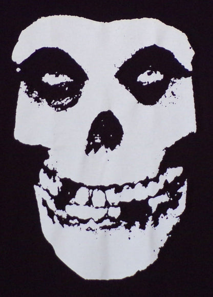 Misfits Fiend Skull Unisex T-Shirt – Classic Horror Punk Band Tee, available in Small to 3XL. Soft cotton, silkscreen print, perfect for punk rock fans.