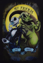 Load image into Gallery viewer, New ’My Friends Jack &amp; Oogie’ Adult Silkscreen T-Shirt. Available From Small-3XL. - Unisex Short Sleeve Shirt
