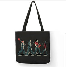 Load image into Gallery viewer, New ’Abbey Road Walking Horror’ Canvas Tote Bags. Image Is Printed On Both Sides. - Handbags
