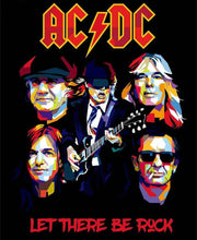 Load image into Gallery viewer, New ’ AC/DC Highway To Hell’ 3 Pictures In 1 3D Lenticular Poster. 15.5’’H x 11’’W. - 3D Lenticular Poster.
