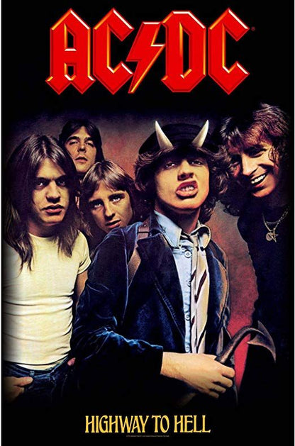 New ’ AC/DC Highway To Hell’ 3 Pictures In 1 3D Lenticular Poster. 15.5’’H x 11’’W. - 3D Lenticular Poster.