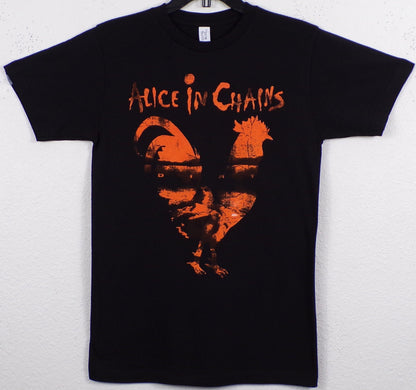 New ’Alice In Chains - Rooster’ Unisex Silkscreen T-Shirt. Available From Small-2XL. - Small - Men’s Short Sleeve Shirt