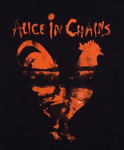 New ’Alice In Chains - Rooster’ Unisex Silkscreen T-Shirt. Available From Small-2XL. - Men’s Short Sleeve Shirt