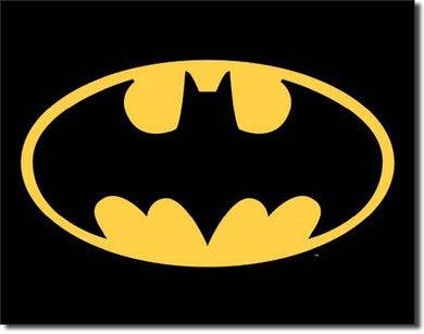 new batman metal sign wall art dc comics character man cave 16width x 12.5height cartoon novelty