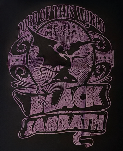 New ’Black Sabbath - Lord Of This World’ Unisex Silkscreen T-Shirt. Available From Small-3XL. - Men’s Short Sleeve Shirt