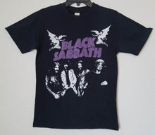 Load image into Gallery viewer, new black sabbath with ozzy osbourne unisex silkscreen band t-shirt available from small-3xl shirts tops classic rock rock hard apparel music adult
