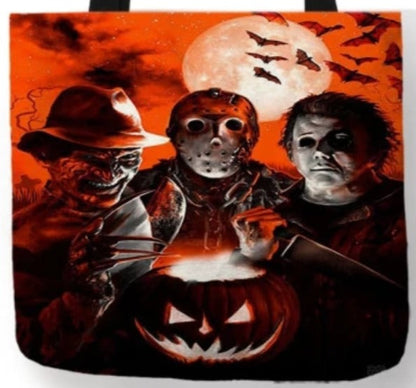 New ’Campfire Trio’ Canvas Tote Bags. Image Is Printed On Both Sides. - Handbags