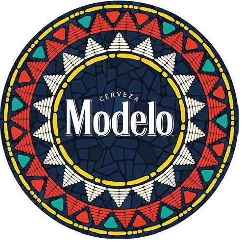 new cerveza modelo festival themed curved metal with hemmed edges dome signs 15 round beer wall decor alcohol novelty