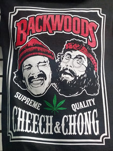 new backwoods cheech chong supreme quality men silkscreen t-shirt available from small-3xl unisex mexican style movie funny apparel adults 420 shirts tops