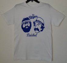 Load image into Gallery viewer, New ’Cheech &amp; Chong - Los Doyers’ Unisex Silkscreen T-Shirt. Available From Small-2XL. - Small - Men’s Short Sleeve
