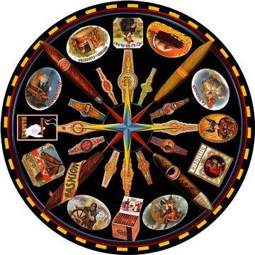 new cuban cigar collage 15 curved metal with hemmed edges dome sign wall decor man cave novelty tabaco