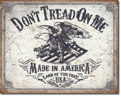 new d.t.o.m made in america man cave wall art shop metal sign 16width x 12.5height decor usa america patriotic novelty