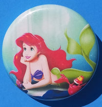 Load image into Gallery viewer, new disney princesses button set of 9 buttons are 1.25 inches in size Included In Set Snow White Ariel Elsa Cinderella Jasmin Belle Aurora Pocahontas Tiana collection cartoons movies animation
