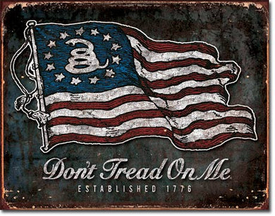 new d.t.o.m established 1776 man cave wall art shop metal sign 16width x 12.5height decor usa patriotic marine america novelty