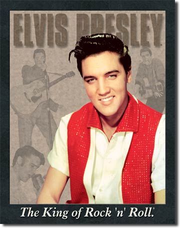 new elvis presley portrait the king of rock n roll memorabilia wall art 12.5widthx16height decor rock n roll music movie novelty