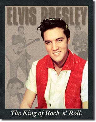 new elvis presley portrait the king of rock n roll memorabilia wall art 12.5widthx16height decor rock n roll music movie novelty