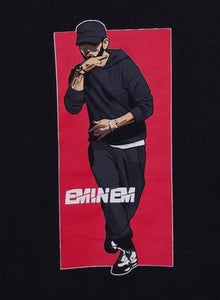 new eminem silkscreen unisex t-shirt available from small-3xl women unisex rap music men hip hop apparel adult shirts tops