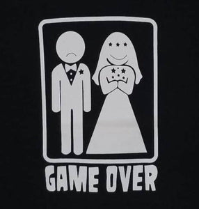 new game over funny mens silkscreen t-shirt available from smalll-2xl men funny apparel adult shirts tops humor