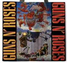 Load image into Gallery viewer, New ’Guns N’ Roses - G N’ R Lies’ Canvas Tote Bags. Image Is Printed On Both Sides. - Handbags
