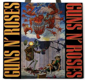 New ’Guns N’ Roses - G N’ R Lies’ Canvas Tote Bags. Image Is Printed On Both Sides. - Handbags