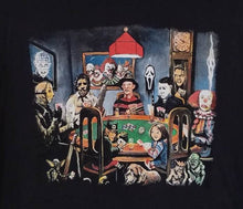 Load image into Gallery viewer, New ’Horror Poker Players’ Unisex Silkscreen T-Shirt. Available From Small-2XL. - Men’s Short Sleeve Shirt
