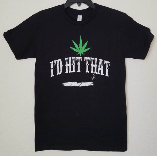 new id hit that joint mens silkscreen t-shirt available from small-2xl women weed unisex men joint funny apparel adult 420 shirts tops