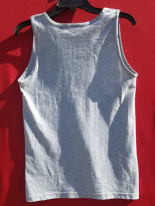 new johnny cash middle finger flipping off mens silkscreen tank top available from small-3xl music men apparel adult shirts tops