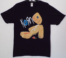 Load image into Gallery viewer, New ’Korn With Brown Doll’ Unisex Silkscreen T-Shirt. Available From Small-3XL. - Small - Men’s Short Sleeve Shirt
