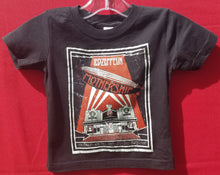 Load image into Gallery viewer, new led zeppelin mother ship infant silkscreen t-shirt available in 6 12 18 24 months unisex music kids girls boy apparel baby toddler tops
