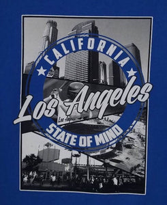 New ’Los Angele City State Of Mind’ Unisex Silkscreen T-Shirt. Available From Small-3XL. - Men’s Short Sleeve Shirt
