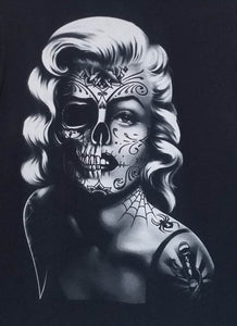 new marilyn monroe half dead mens silkscreen t-shirt available from small-2xl women vintage hollywood unisex men apparel adult shirts tops