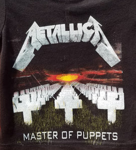new metallica master of puppets infant silkscreen t-shirt available in 12 18 24 months unisex music kids infant girl boy apparel baby toddler tops