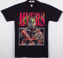 Load image into Gallery viewer, New ’Michael Myers - Red Myers’ Unisex Silkscreen T-Shirt. Available From Small-3XL. - Small - Men’s Short Sleeve Shirt
