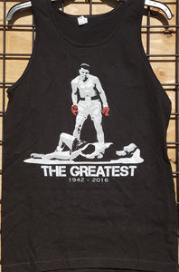 new muhammad ali the greatest phantom punch mens silkscreen boxing memento tank top sports boxing apparel adult shirts tops