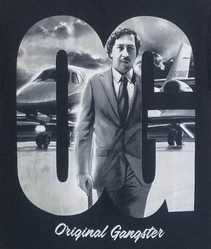 new pablo escobar original gangster unisex silkscreen t-shirt available from small-3xl women unisex pablo escabor mexican style men apparel adult shirts tops