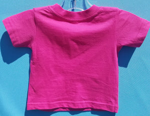 new pink napout infant silkscreen t-shirt funny tapout parody available in 6 12 18 24 months unisex mexican style kids infant girl funny apparel baby toddler tops